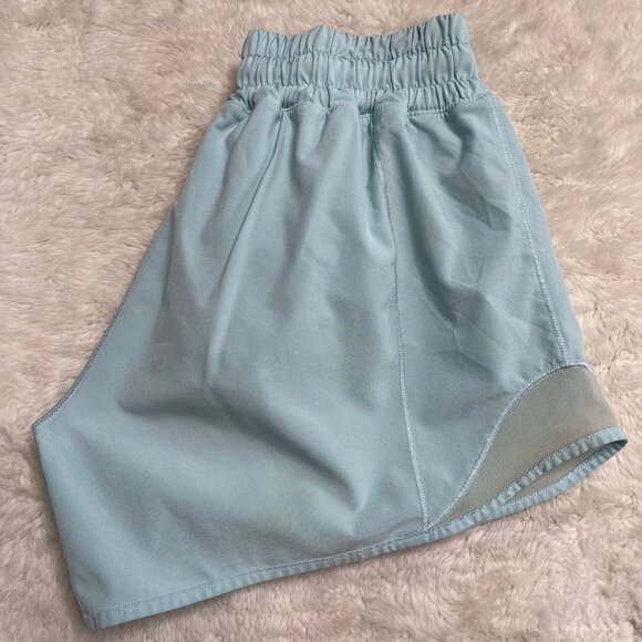 Lululemon #LW7AWBT Women's Light Blue Hotty Hot Short II Size 2 - Picture 2 of 8